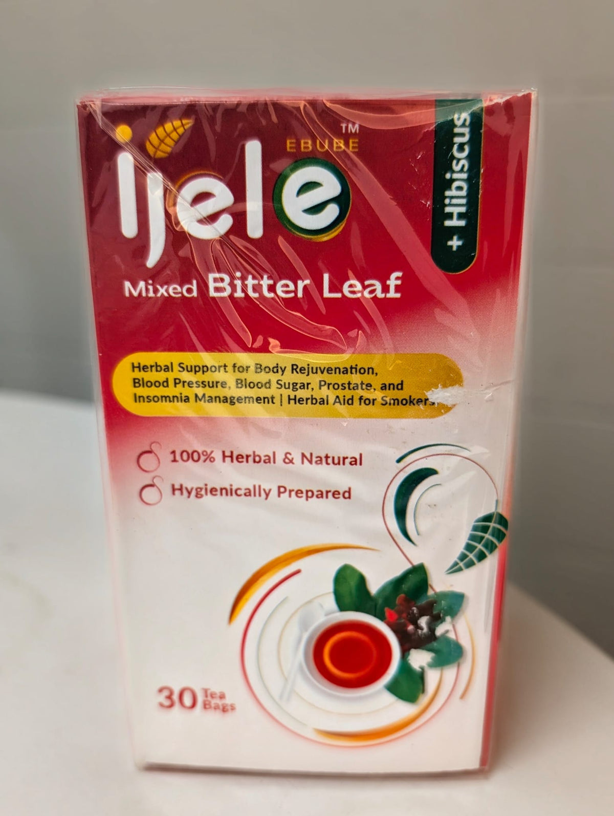 Ijele Mixed Bitter Leaf with Hibiscus Tea