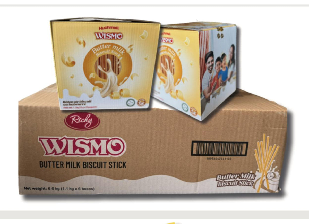 Box of Wismo Buttermilk Stick Biscuit